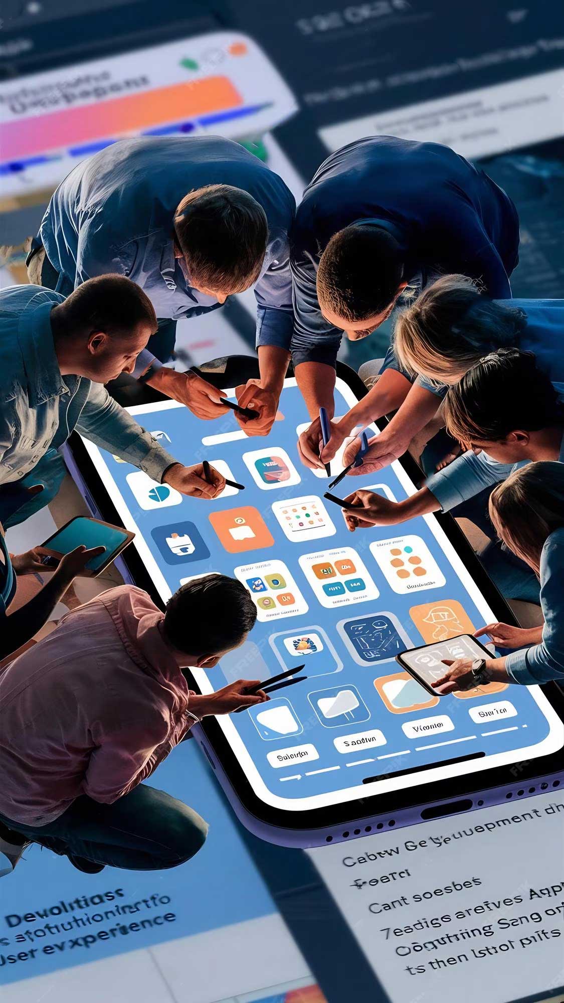 Custom mobile application UI/UX design